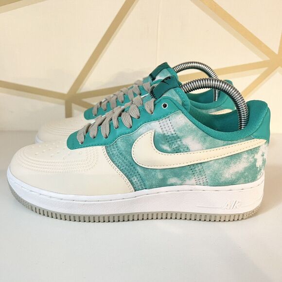 Nike By You Air Force 1 Low 'Cozi' Teal DN4164-991 Sz W 8/M 6 Shoes- Worn once - Picture 7 of 14